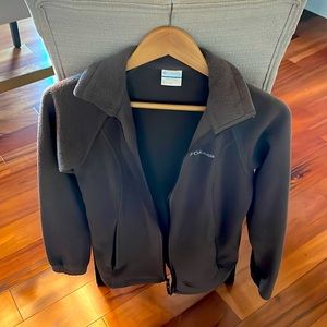 1 jacket (JCrew) and 1 sweatshirt jacket (Columbia)